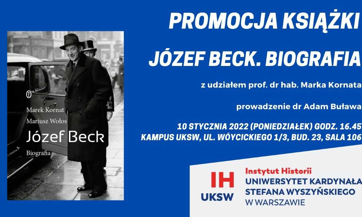 Promocja książki „Józef Beck. Biografia”