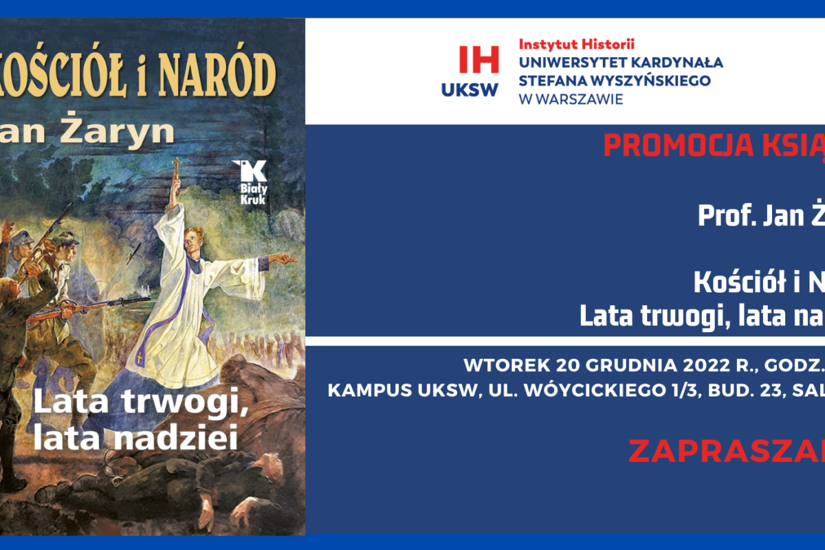 Promocja książki prof. Jana Żaryna