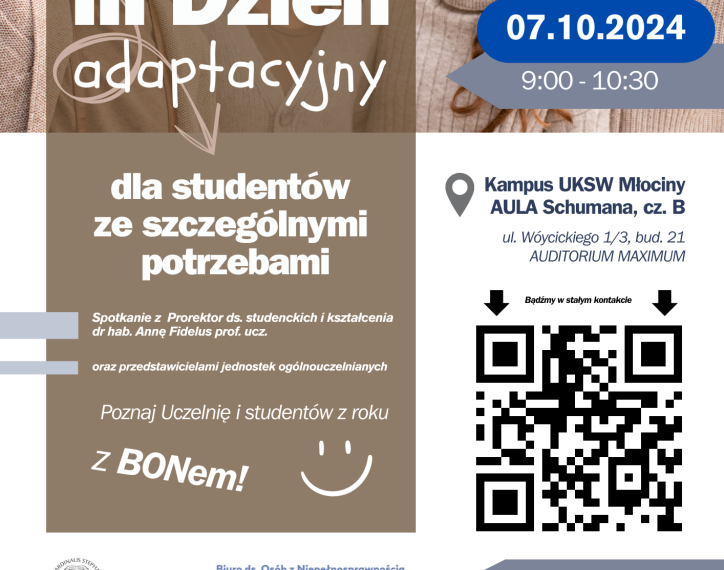 Dzień adaptacyjny dla studentów ze szczególnymi potrzebami