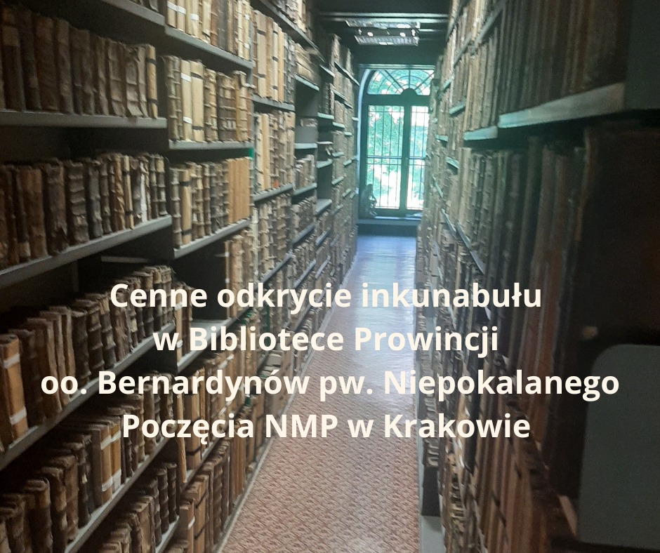 Odkrycie nowego inkunabułu przez zespół badawczy prof. Jolanty Marszalskiej