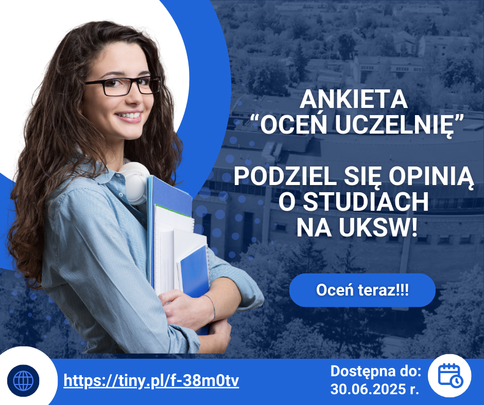 Zapraszamy do wzięcia udziału w badaniu „Oceń uczelnię”
