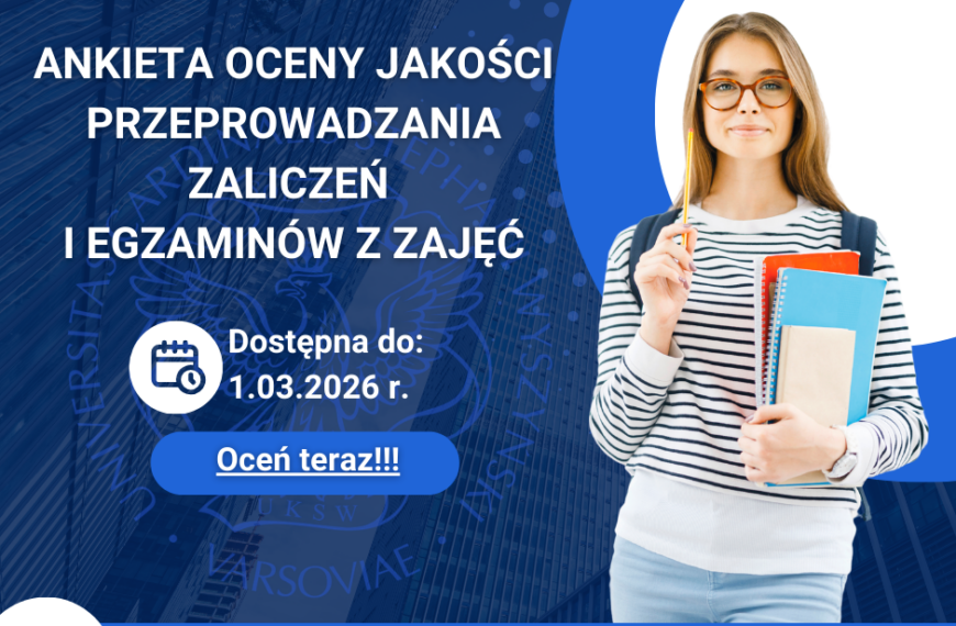 Ankiety oceny jakości przeprowadzania zaliczeń i egzaminów z zajęć