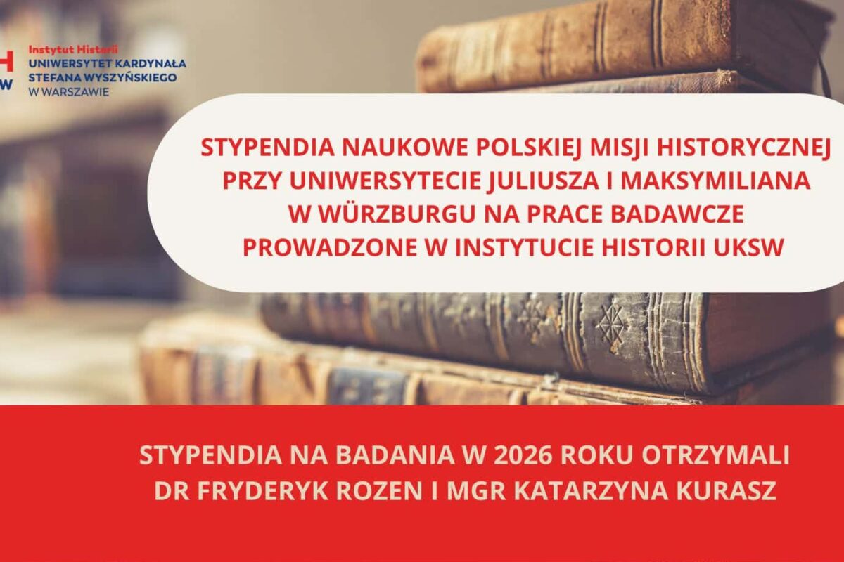 Stypendia Polskiej Misji Historycznej w 2026 roku
