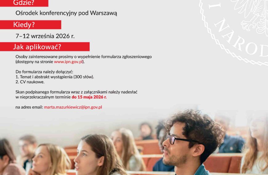 XX LETNIA SZKOŁA HISTORII NAJNOWSZEJ IPN